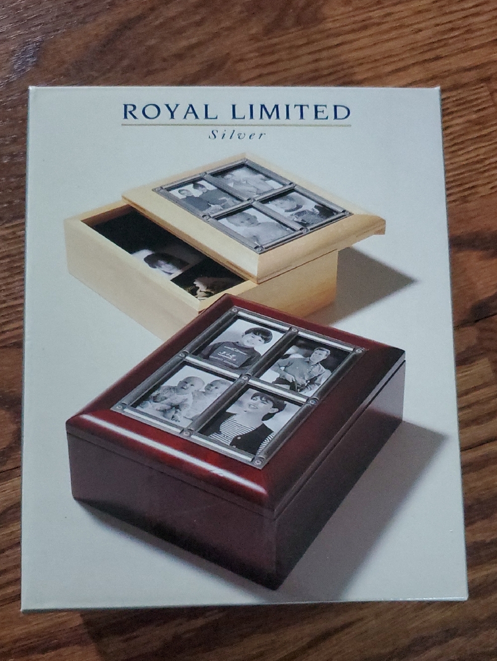 Royal Limited Wood Collage Box NIB